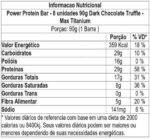 Max Titanium Power Protein Bar (8 Unid - 90G) - Sabor Dark Chocolate Truffle - Imagem 2
